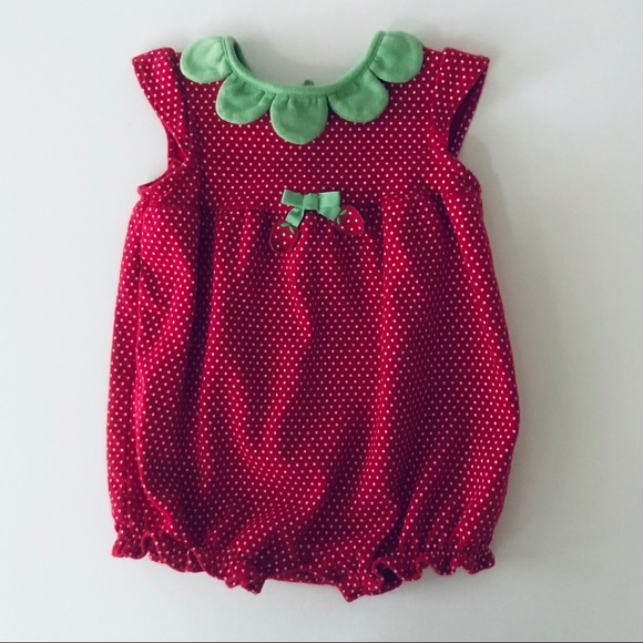 strawberry romper